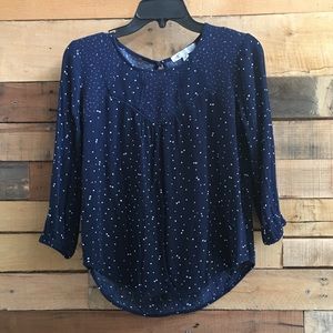 Jolt Juniors Navy Blouse
